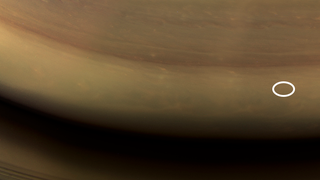 This Is the Spot Where the Cassini Spacecraft Plunged Into Saturn